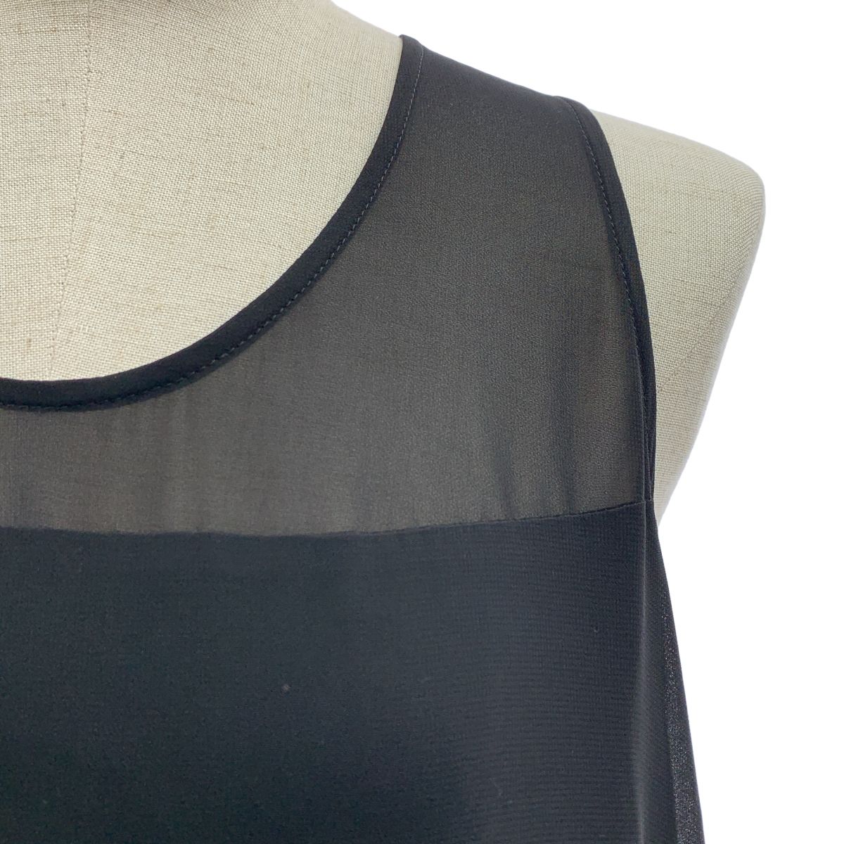 th products ティーエイチプロダクツ Layered Dress レイヤード ドレス ワンピース 0 ブラック レディース