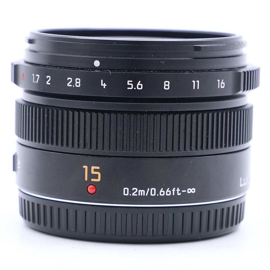  上品 Panasonic Leica DG 15 mm F 1 7 ASPH ブラック H X 015 K 6571 レンズ(単焦点) カメラ
