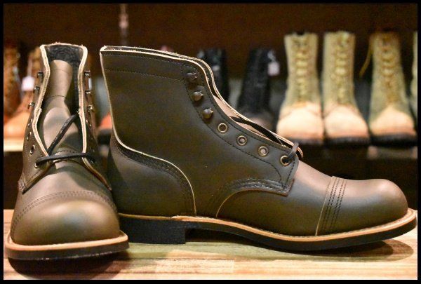 8.5D 24年 レッドウィング 8078 アイアンレンジャー グリーン アルパイン ポーテージ 緑 ブーツ redwing HOPESMORE GP220