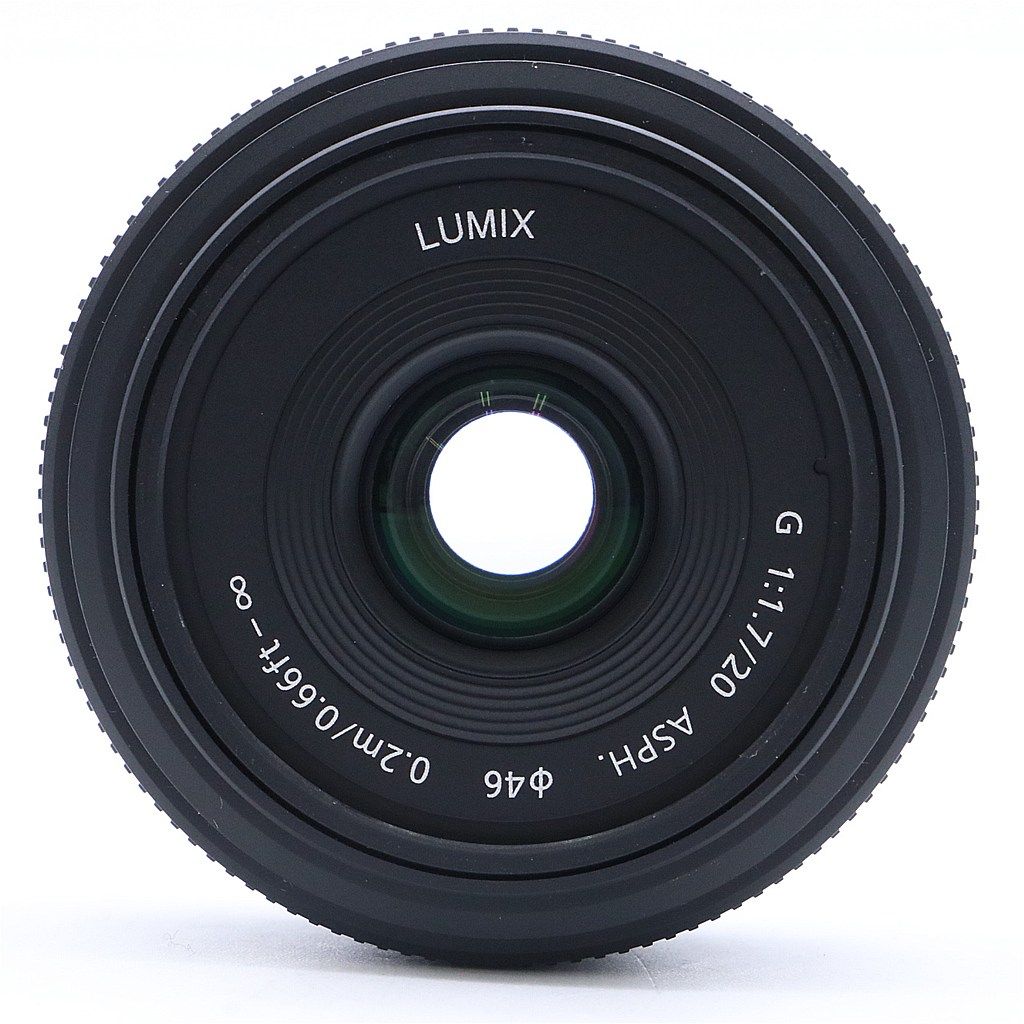 極上品】 Panasonic Lumix G 20mm F1.7 ASPH. H-H020 ブラック #6561