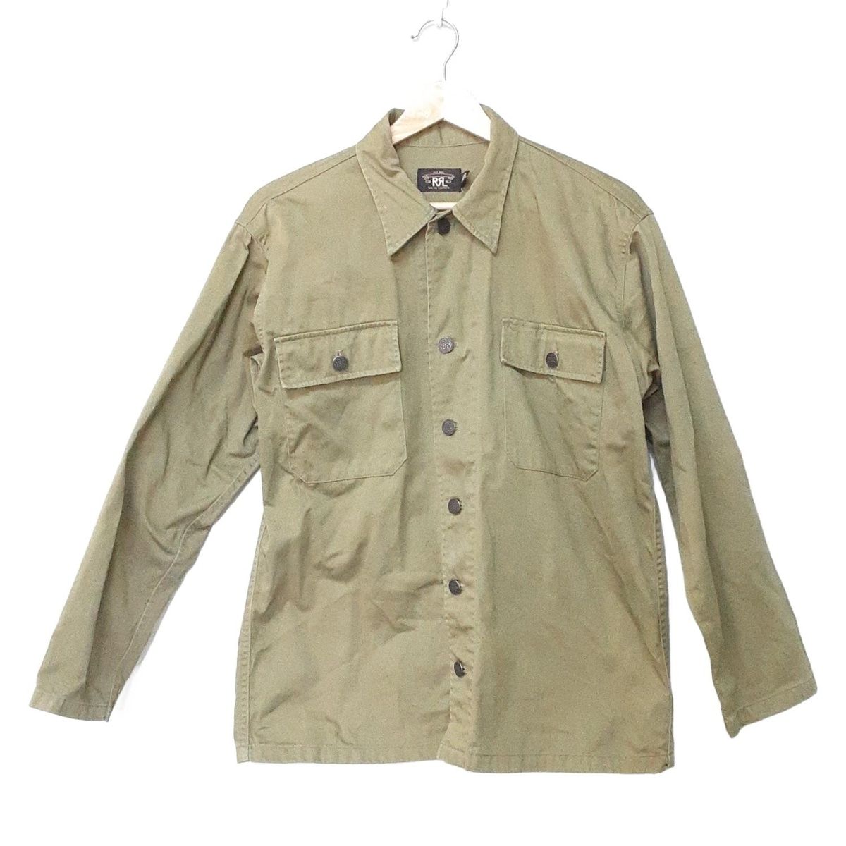 RRL RALPH LAUREN ダブルアールエル ラルフローレン 長袖シャツブラウス レディース - カーキ×白×マルチ 刺繍