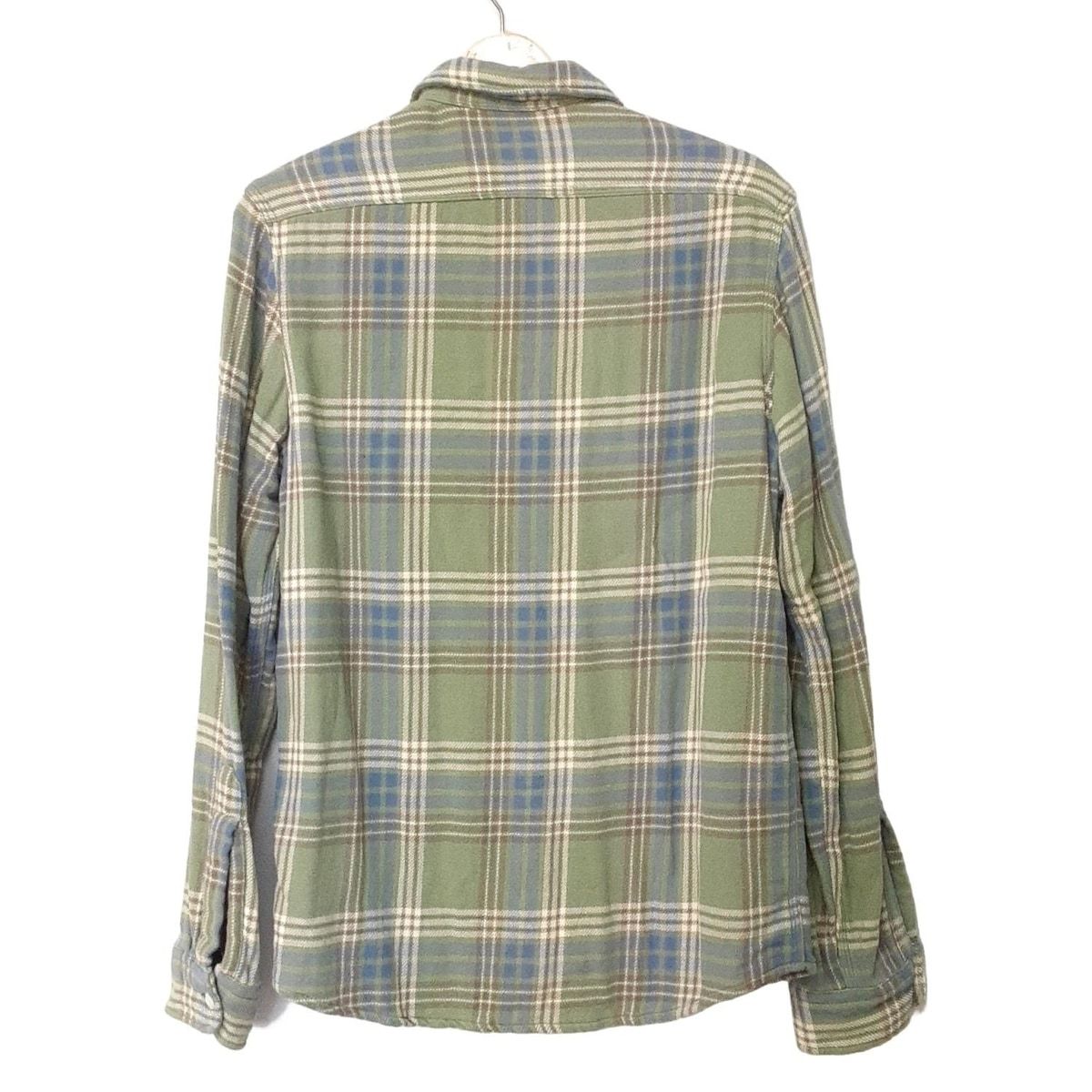 RRL RALPH LAUREN ダブルアールエル ラルフローレン 長袖シャツ サイズM メンズ - イエローグリーン×白×マルチ チェック柄