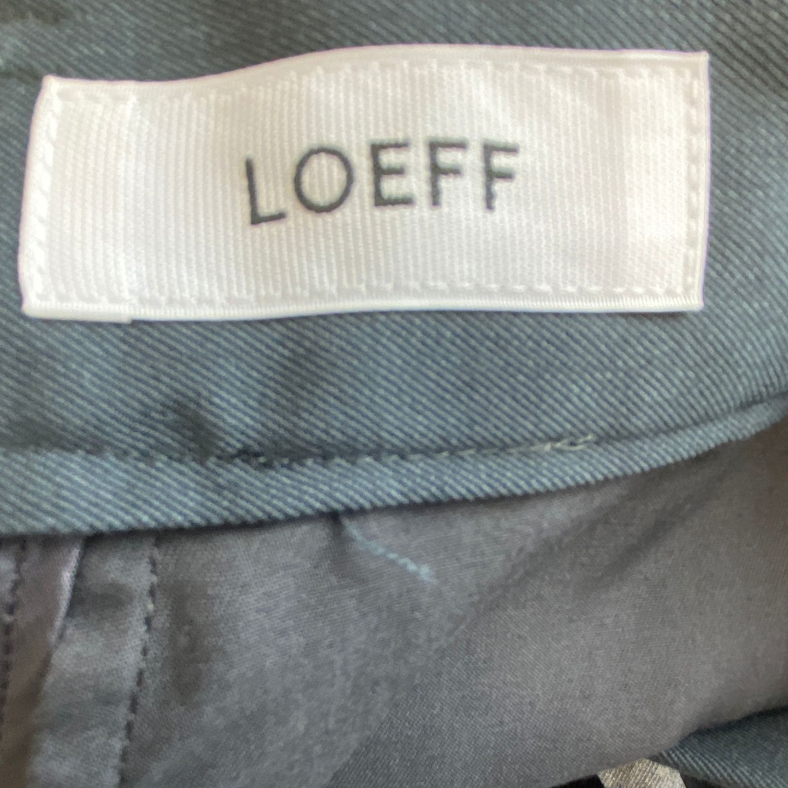 LOEFF ワイドスラックス メンズ L グレー系