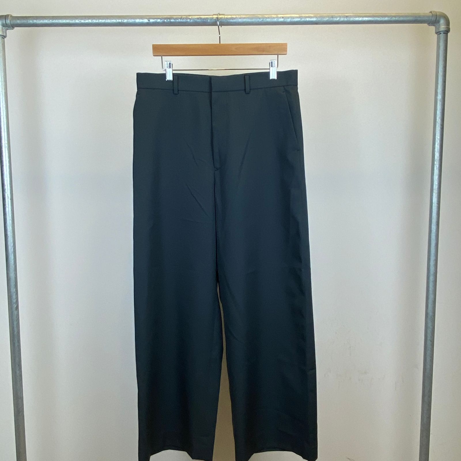 LOEFF ワイドスラックス メンズ L グレー系