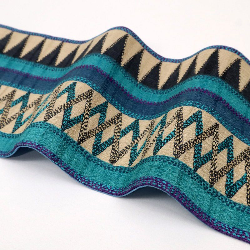 【未使用】ギャラリー凛 カンタ刺し半幅帯 ギャラリー凛】カンタ刺し半幅帯 | KIMONO CLOSET by Nayuko Ogura