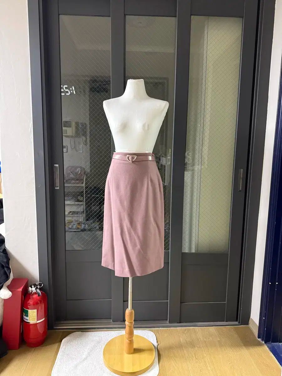 ジゴット ベージュピンク ウール スカート