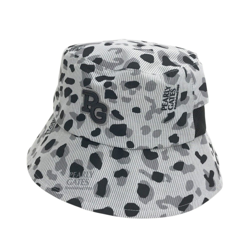 PEARLY GATES パーリーゲイツ モデル ハット レオパード柄 グレー系 FR 240101553256 ゴルフウェア ストスト
