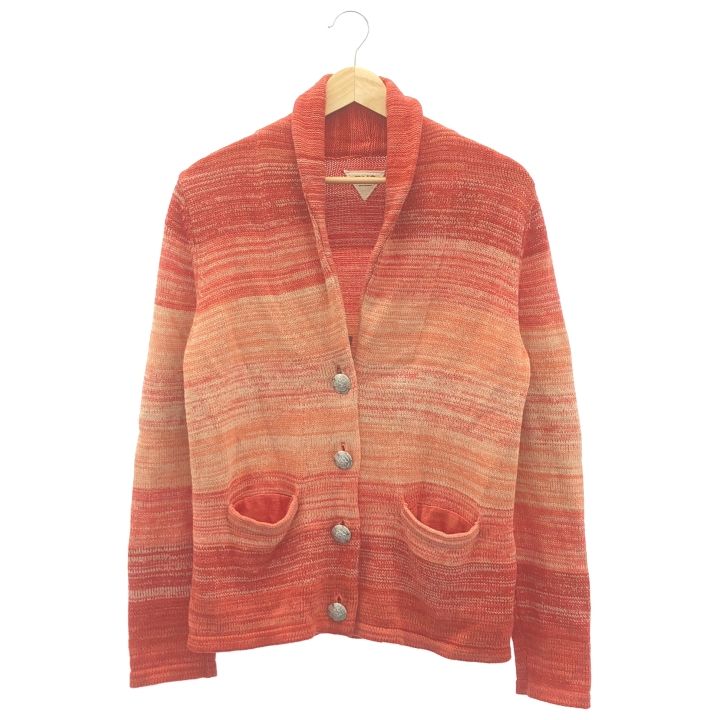 RHC Ron Herman アールエイチシーロンハーマン コンチョボタン グラデ ニットカーデ レディース オレンジ S