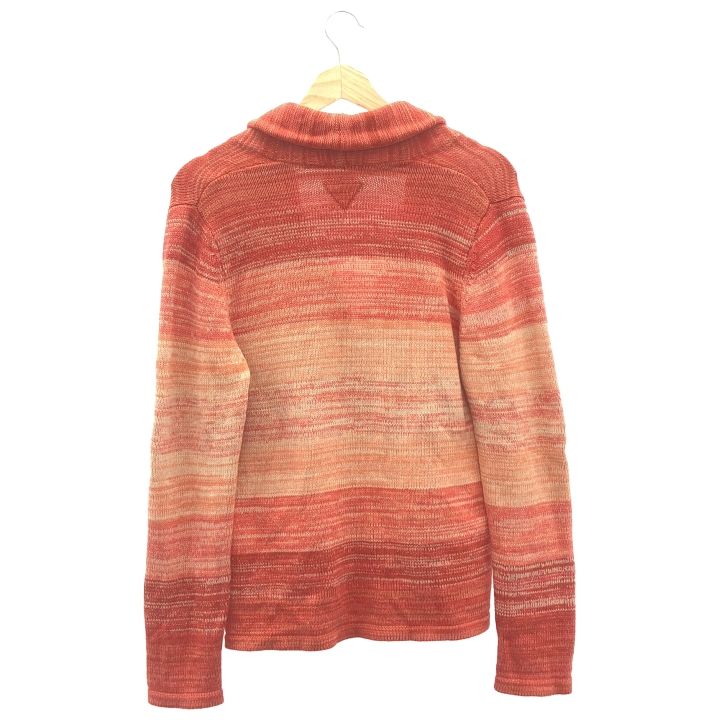 RHC Ron Herman アールエイチシーロンハーマン コンチョボタン グラデ ニットカーデ レディース オレンジ S