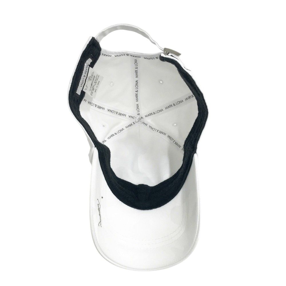 MARK&LONAホワイトカモフラージュキャップ MARK&LONA マークアンドロナ キャップ カモフラ柄 ホワイト系 FREE
