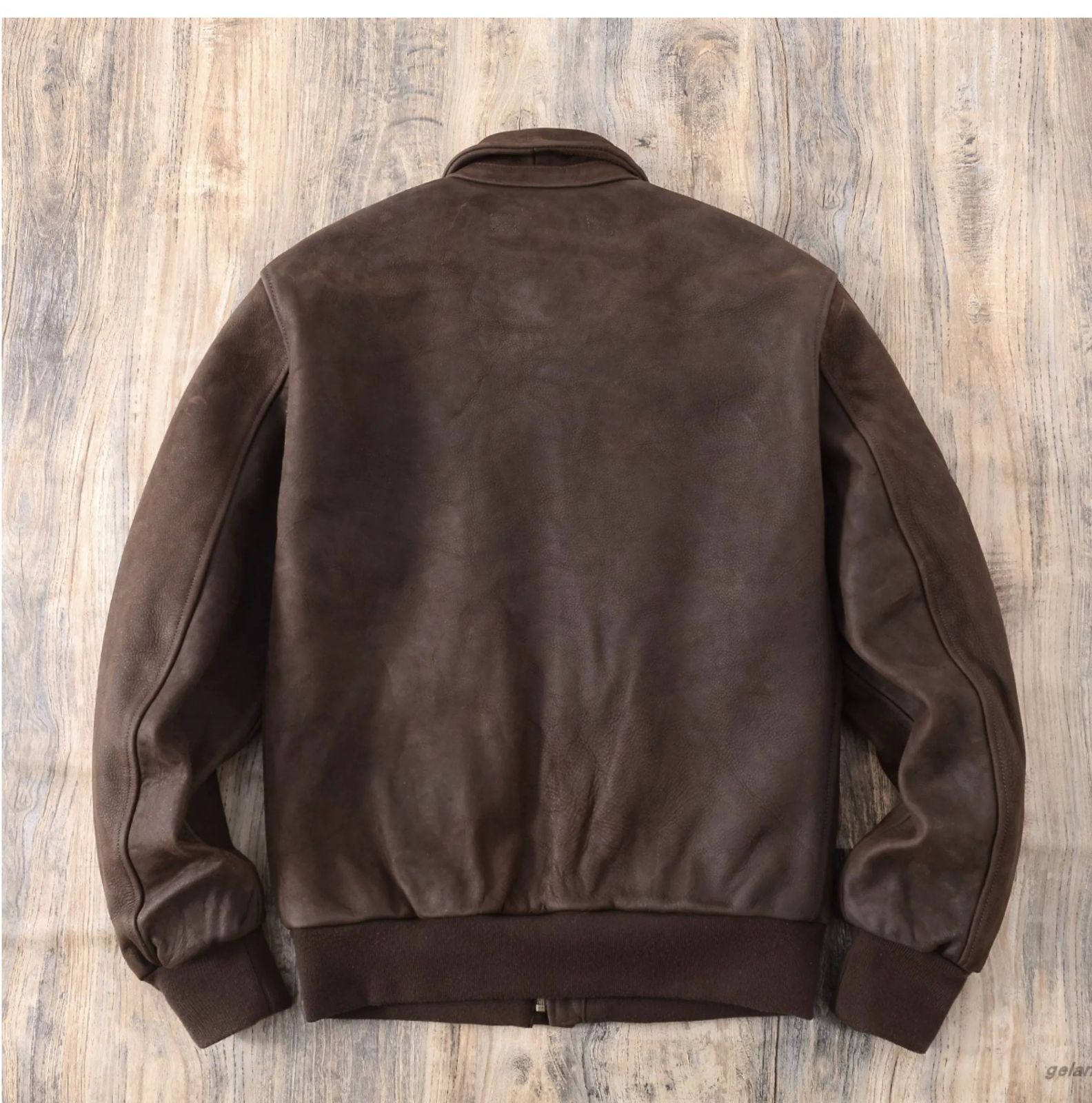 h 美式ヴィンテージ フライトジャケット レザージャケット|頭層沁油牛革 無塗装 メンズ 翻领ショートジャケット 秋冬