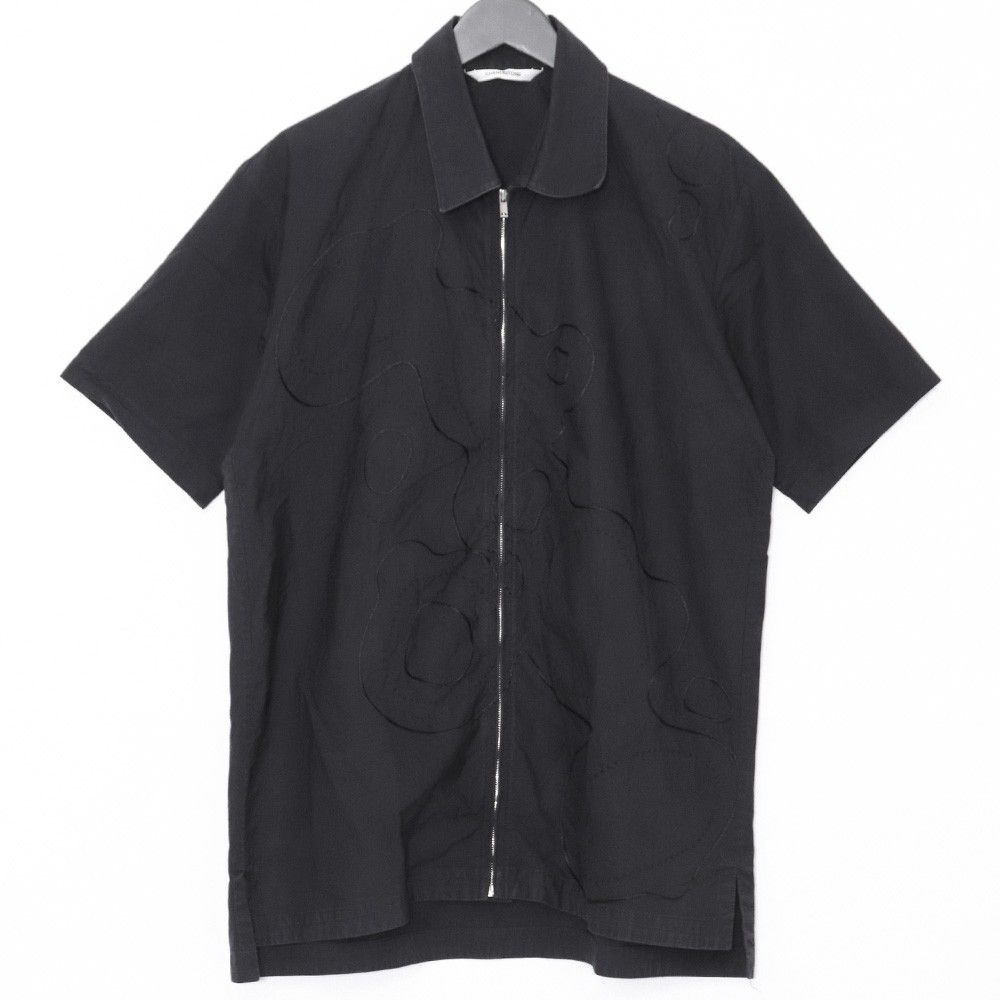 CORNERSTONE Zip Shirt サイズ46 ブラック CMTS2001243
