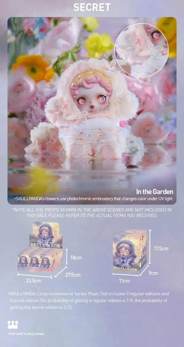 POP MART スカルパンダ スカルパンダ ジョンウォン JUNGWON シークレットハニー Secret Honey IN THE GARDEN