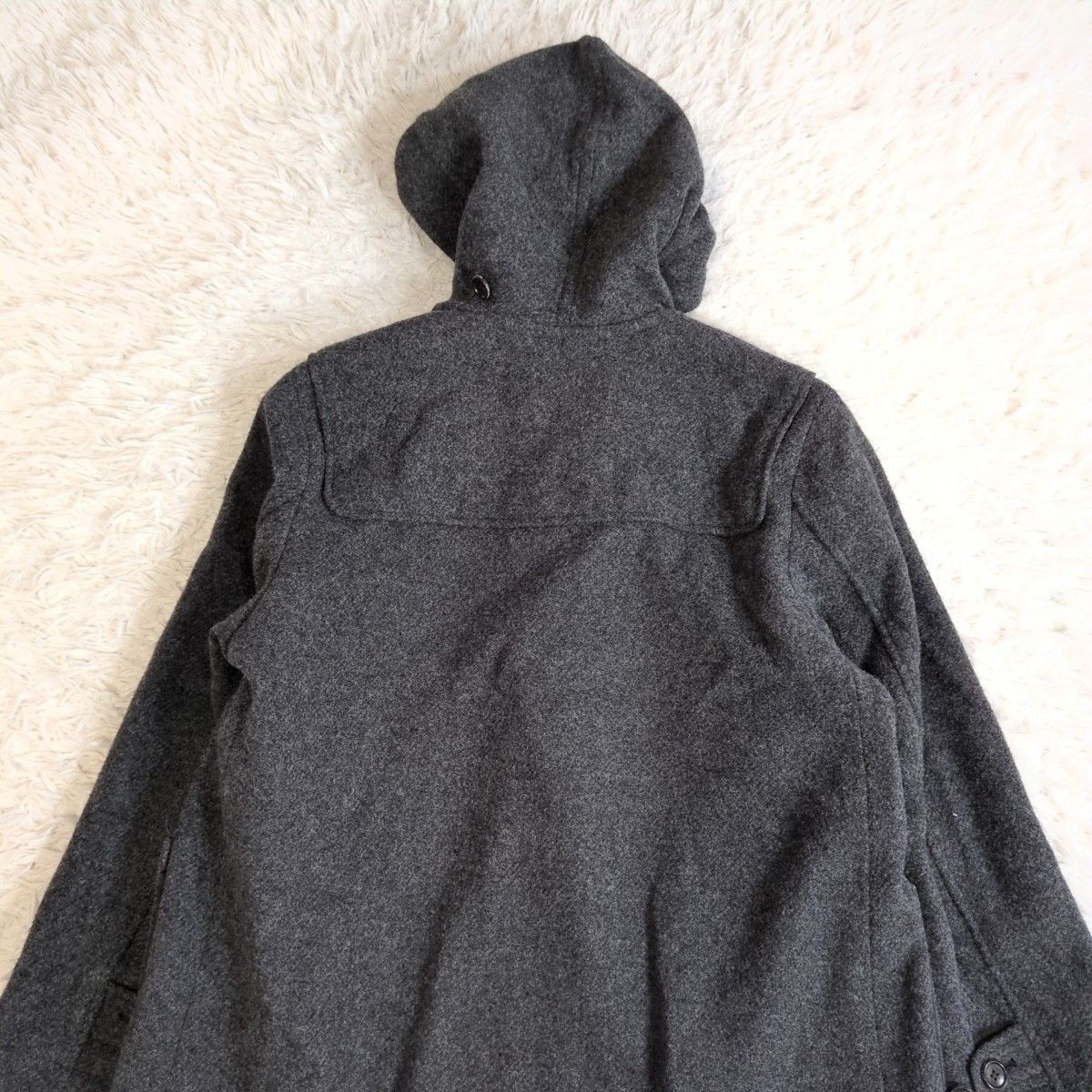 美品☆ 大きいサイズ 23区 46 3L ダッフルコート ローデンクロス 赤