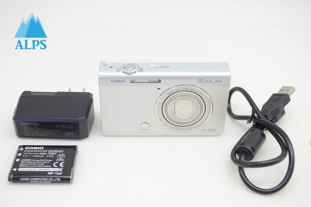 品 CASIO カシオ EXILIM EX-ZR60 コンパクトデジタルカメラ ホワイト 251105q