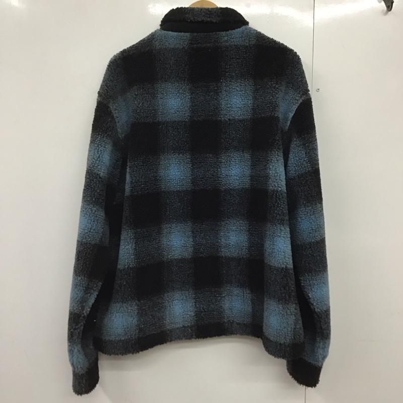 STUSSY ステューシー ジャケット 上着 ジャンパー ブルゾン ジップアップジャケット フリースジャケット アウター ボアジャケット