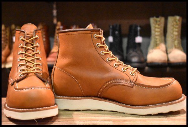 7.5E 24年 レッドウィング 875 アイリッシュセッター 茶 オロレガシー モック 編み上げ レースアップ ブーツ redwing HOPESMORE FJ422