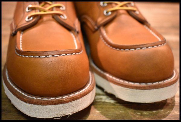 7.5E 24年 レッドウィング 875 アイリッシュセッター 茶 オロレガシー モック 編み上げ レースアップ ブーツ redwing HOPESMORE FJ422 ODELLYA_COM