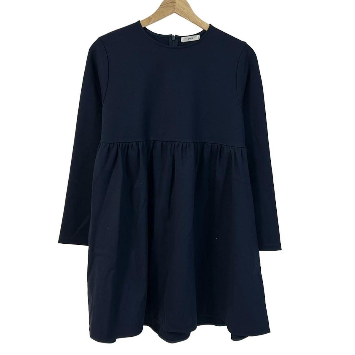 yori ヨリ 長袖シャツブラウス サイズF レディース - YR11-24175K ネイビー プルオーバー