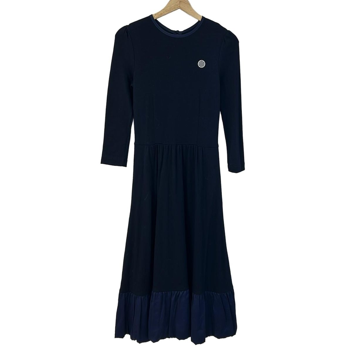 BORDERS at BALCONY ボーダーズアットバルコニー ワンピース サイズ38 M レディース - BD2221P-2K-02 ネイビー 長袖 ロング