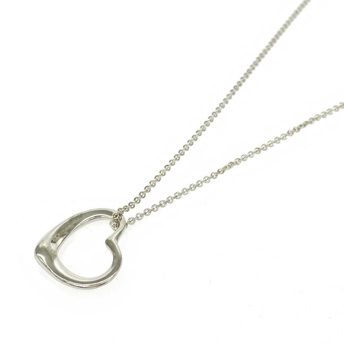 販売 TIFFANY&Co. ティファニー SVネックレス/オープンハート/ラージ