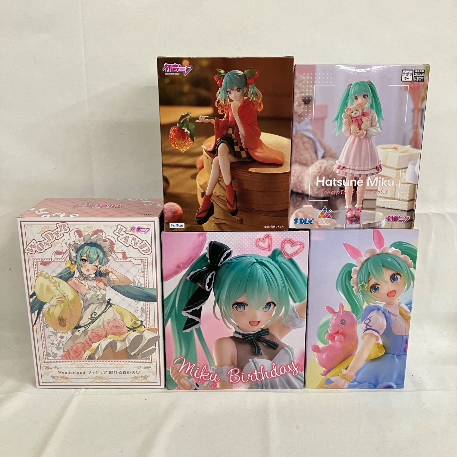 [新品・未開封]JC 美容グッズまとめ売り 5種類 Jドリーム ガチャ ミニトランクドレッサーとコスメ道具セット 全5種