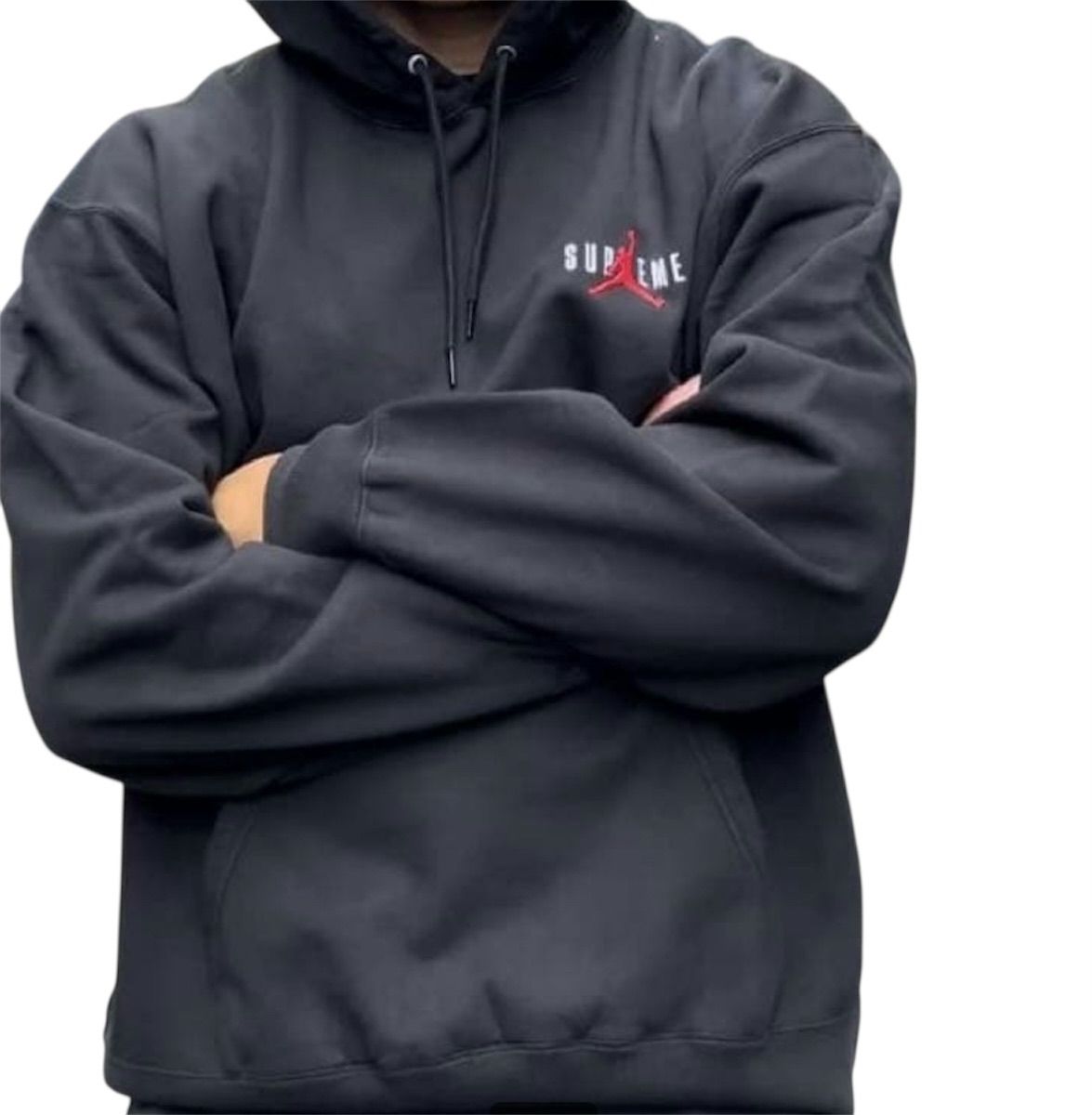 新品未使用】Supreme Jordan Hooded Sweatshirt Black 新品未使用】Supreme Jordan Hooded Sweatshirt Black