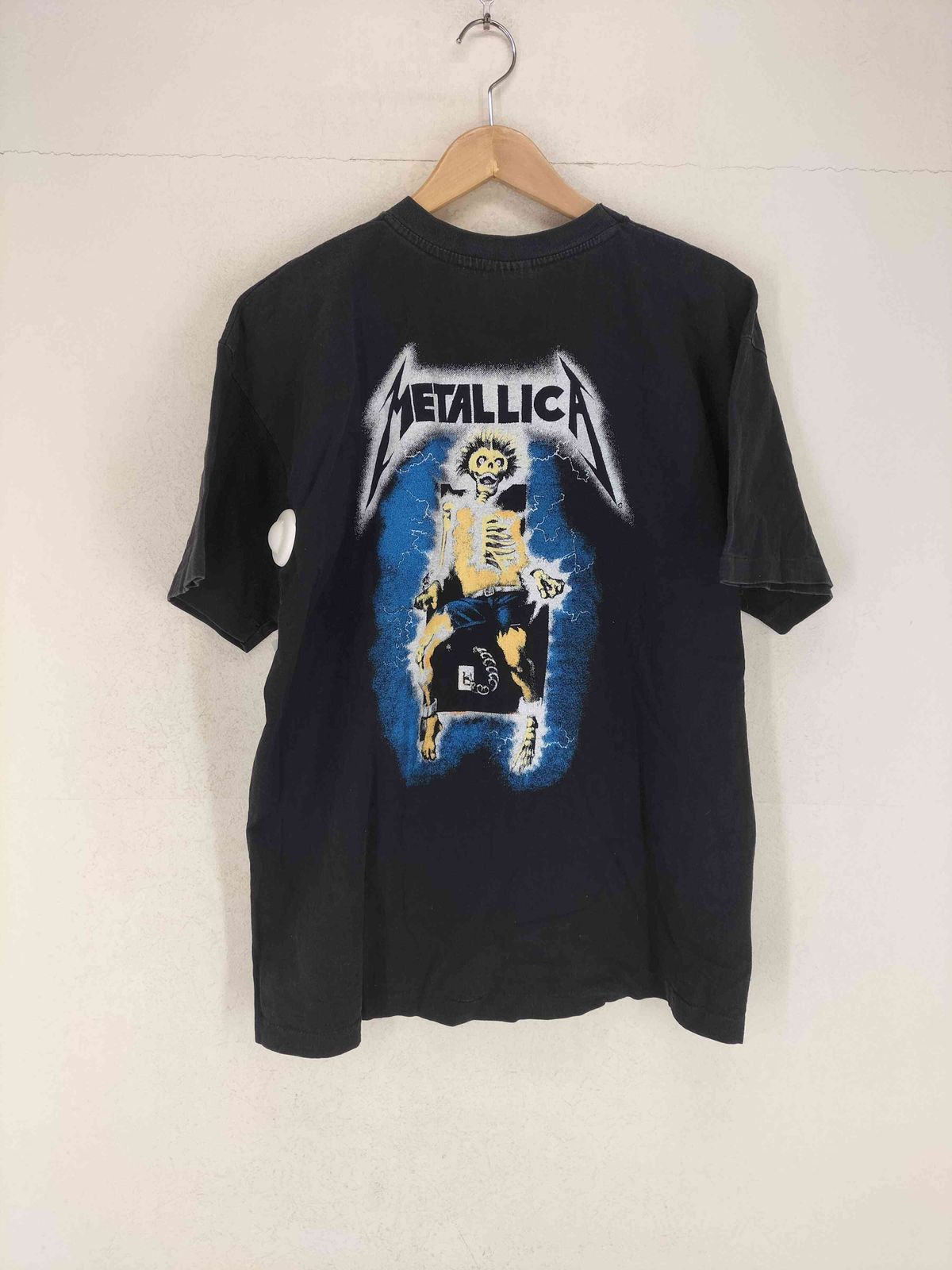 ユーズドフルギ USED古着 1994 RIDE THE LIGHTNING 袖裾シングル 両面 