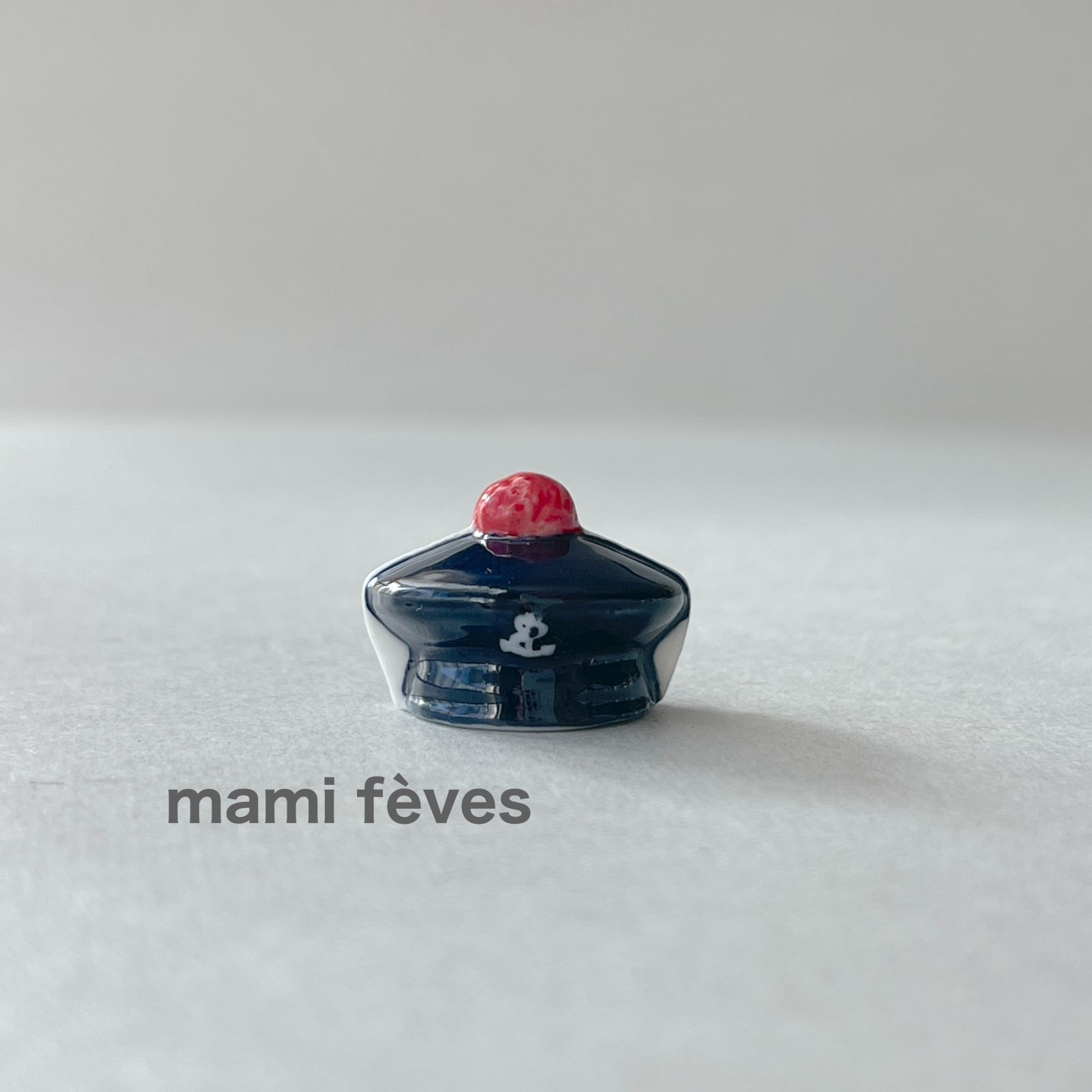 フェーヴ マリンキャップ 金彩のマリンオブジェ フランス フェーブ