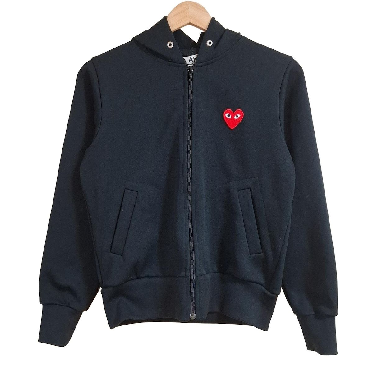 コムデギャルソン PLAY パーカー　Sサイズ PLAY COMME des GARCONS】【日本製】プレイコムデギャルソン