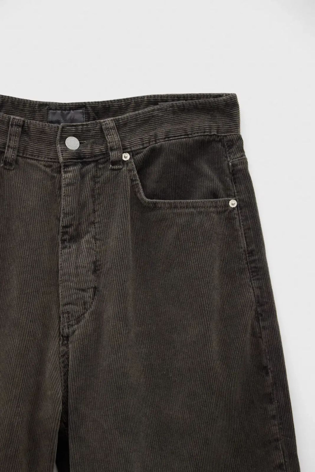 L ユース コーデュロイ 5P ワイド パンツ マッド