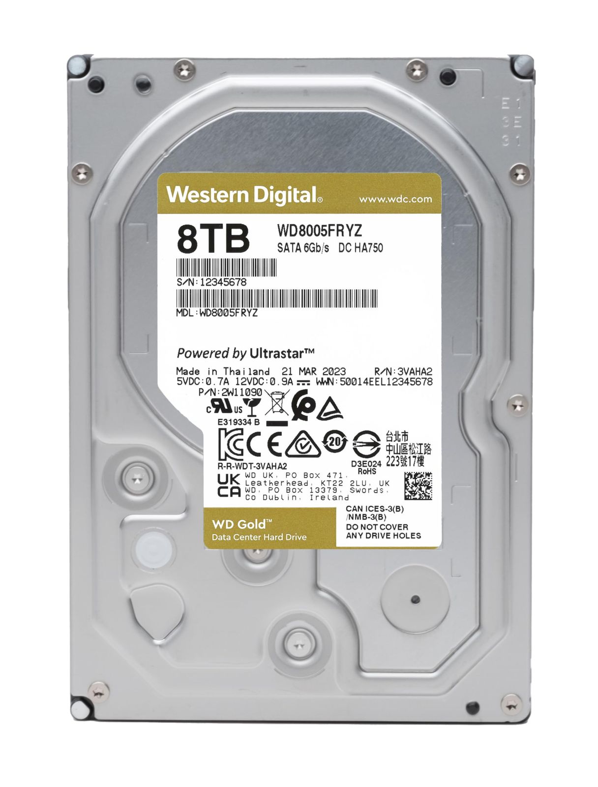 WD G 8 TB 3 5インチ SATA 6 7200 rpm 256 MB CMR