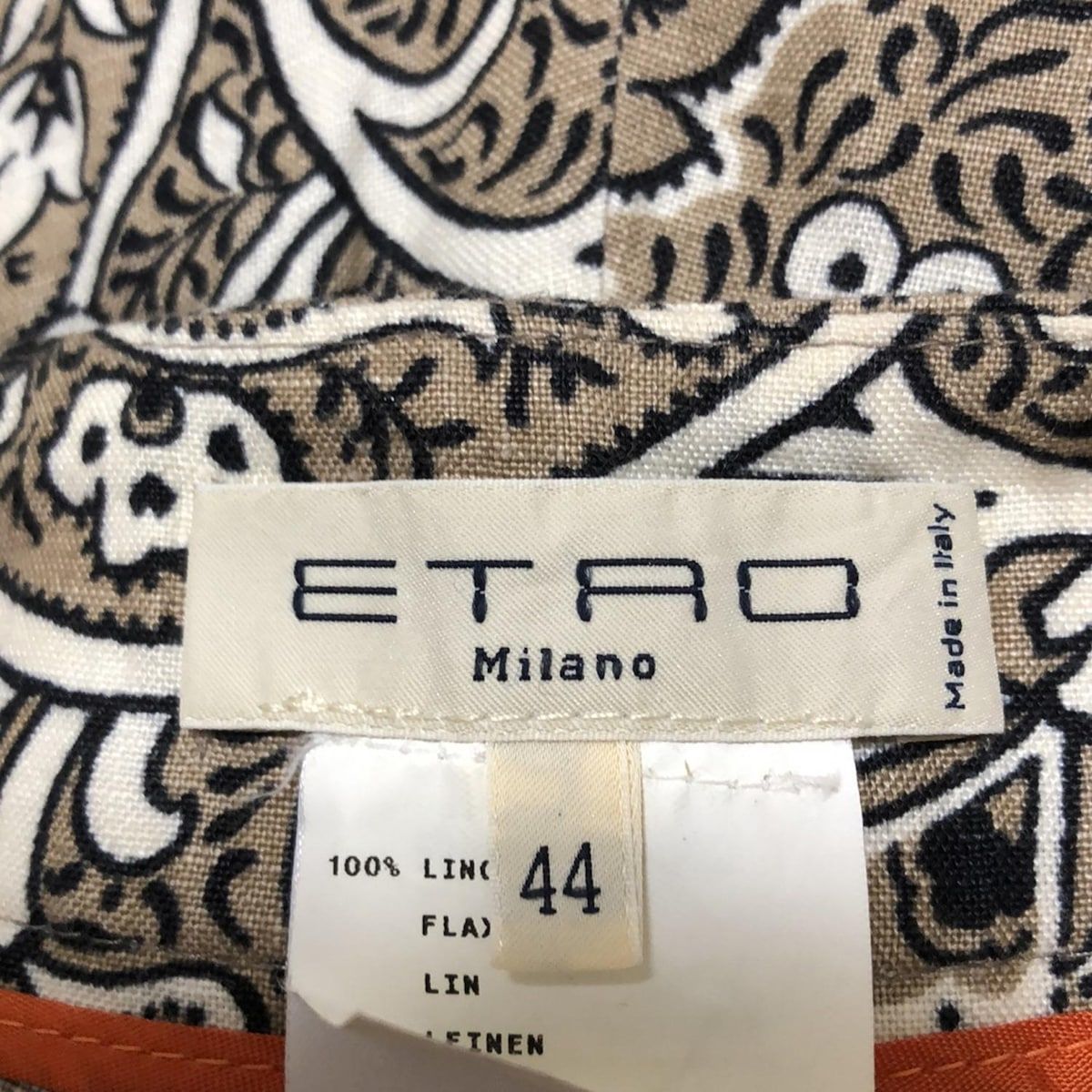 ETRO(エトロ) パンツ サイズ44 L レディース - ベージュ×白×黒 フル