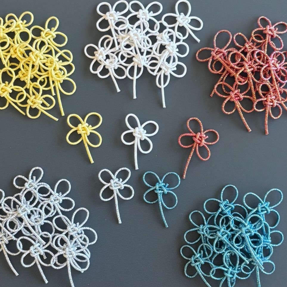 水引パーツ 四葉のクローバー🍀小さい叶結び 60個セット - メルカリ