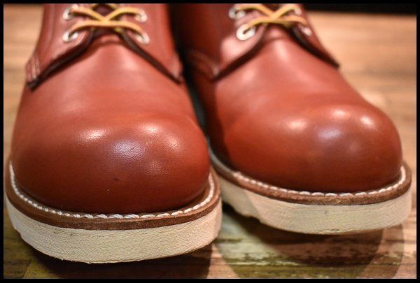  8 5 D 犬タグ復刻 22年 レッドウィング 8166 アイリッシュセッター 赤茶 オロラセット プレーントゥ ブーツ redwing FJ 423 ワークブーツ ブーツ 革靴
