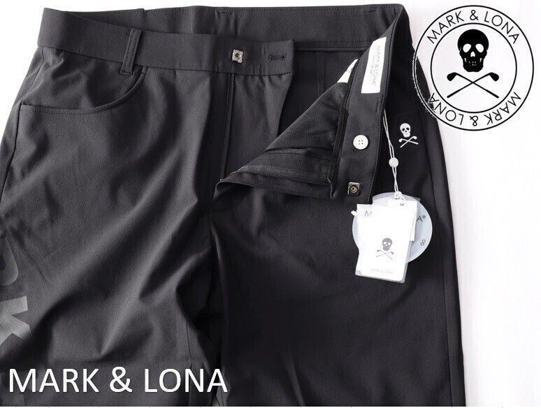 韓国 MARK-LONA マーク&ロナ M SHEERSUCKER SIDE POCKET PANTS シアサッカーパンツL 48 MLM-3B-AT76 ブラック黒 本物保証