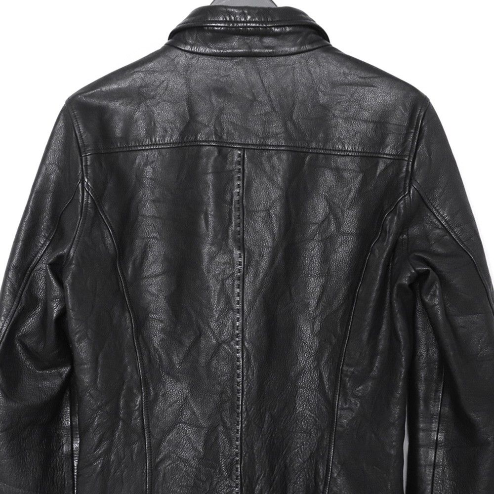 JUNHASHIMOTO ZIP LEATHER SHIRTS サイズ4 ブラック LET0015W03 - メルカリ