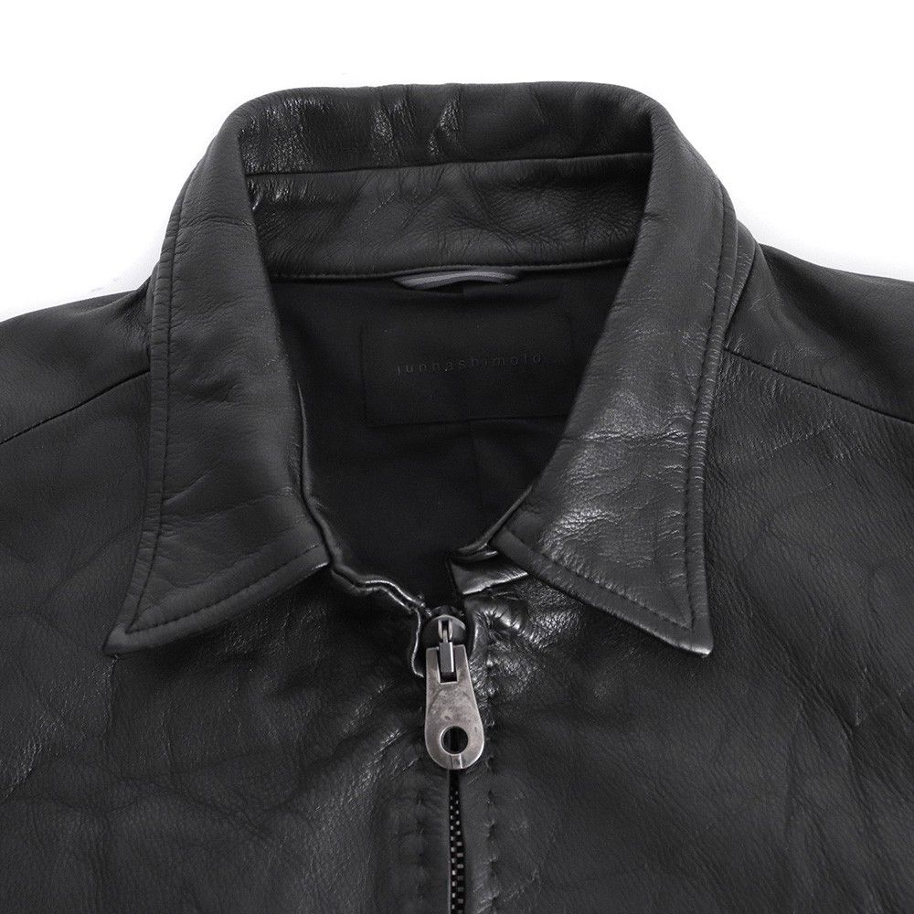 JUNHASHIMOTO ZIP LEATHER SHIRTS サイズ4 ブラック LET0015W03 - メルカリ