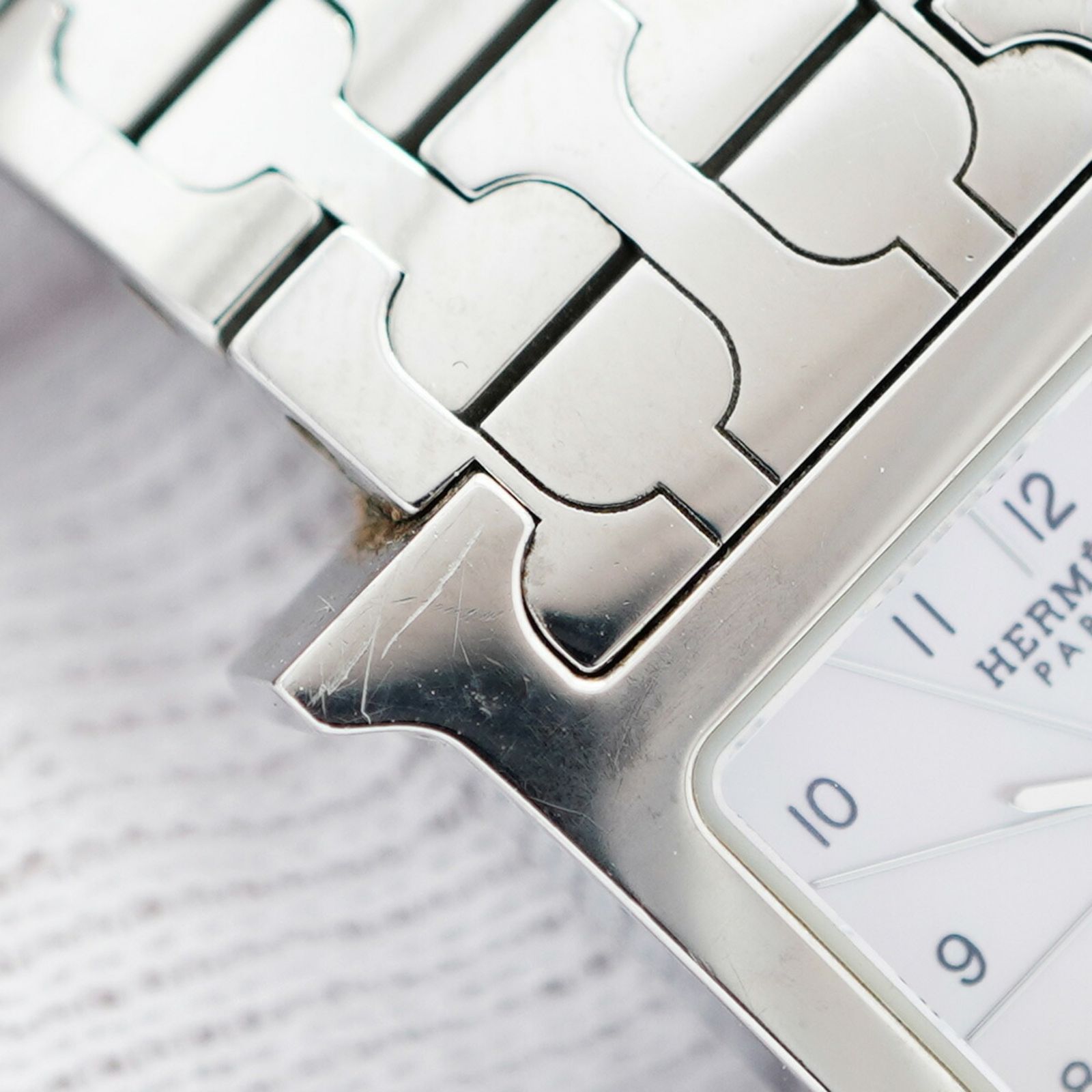  エルメス Ｈウォッチ HH 1.110 ピンク文字盤腕時計 レディース 腕時計(クォーツ) 腕時計(アナログ)