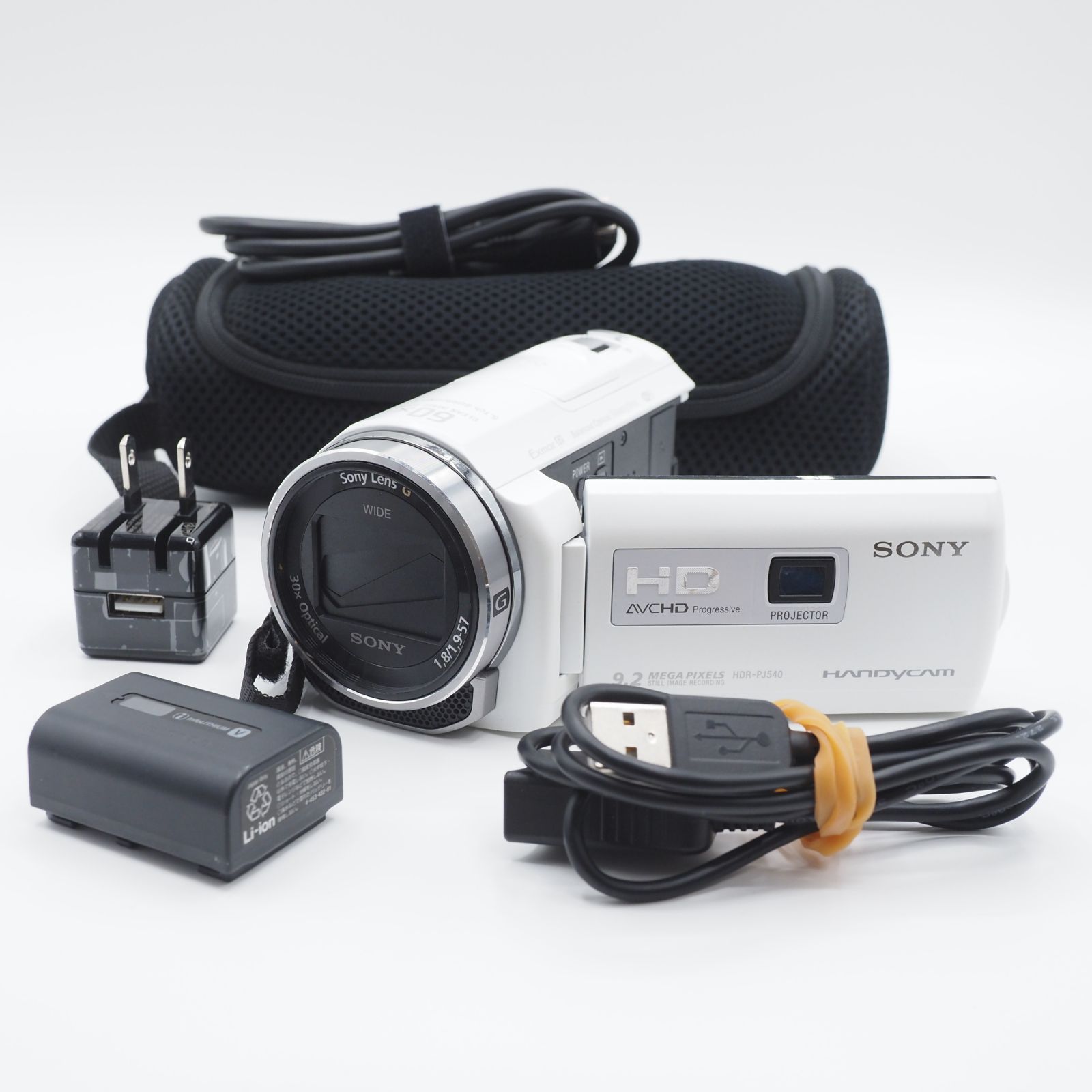 SONY ソニー ビデオカメラ HDR-PJ540 ホワイト 上品 2890