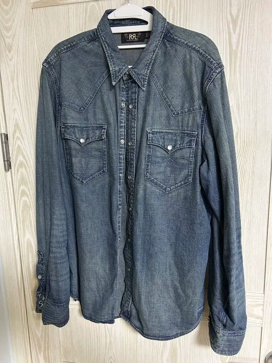 RRL デニムウェスタン シャツ XL