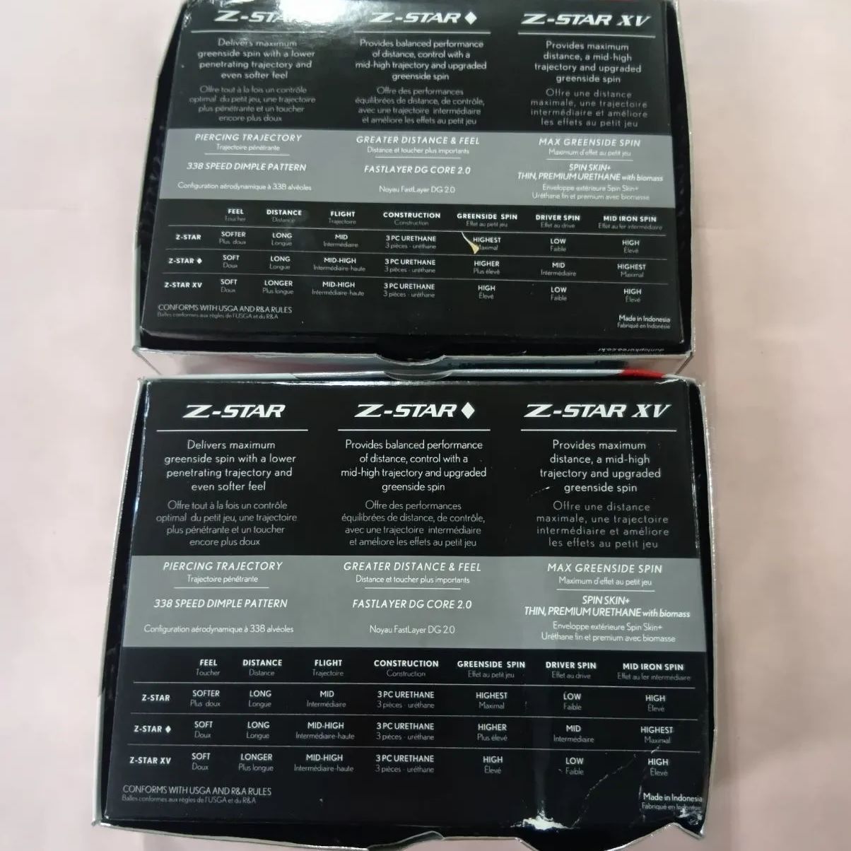 スリクソン SRIXON 25 Z STAR XV ボール ウレタンカバー ２ダースセット USA直輸入品 モデル 通販