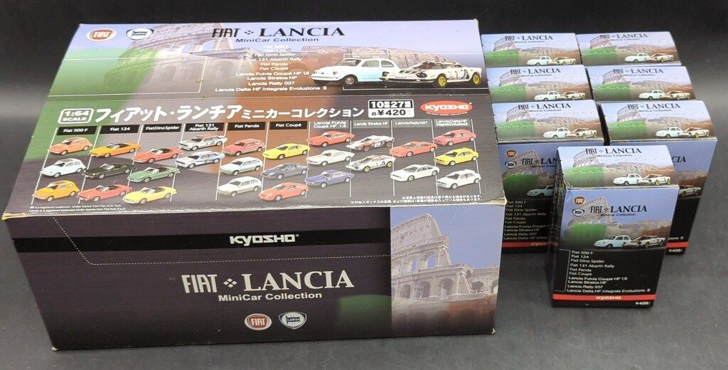 京商 1 64 フィアット ランチア ミニカーシリーズ 全27種セット 71892