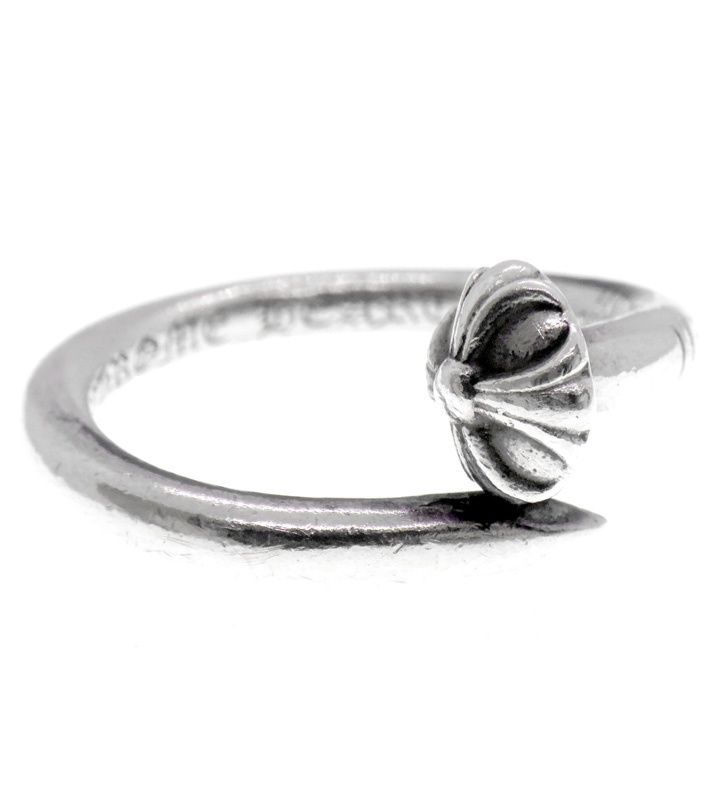 クロムハーツ CHROME HEARTS CROSSBALL NAIL RING クロス ボール ネイル リング 45470
