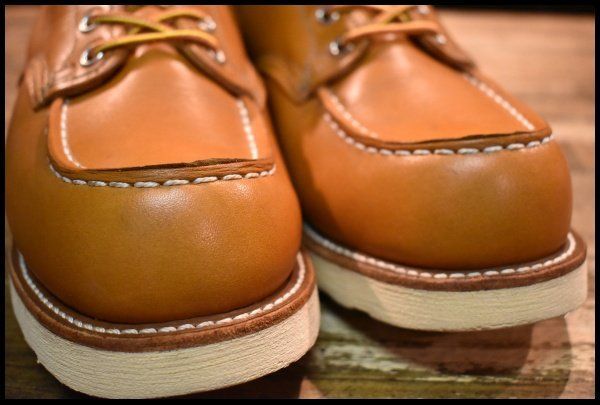 7.5E 18年 レッドウィング 9875 アイリッシュセッター ゴールドラセット モックトゥ レースアップ ブーツ redwing HOPESMORE FJ426 ODELLYA_COM