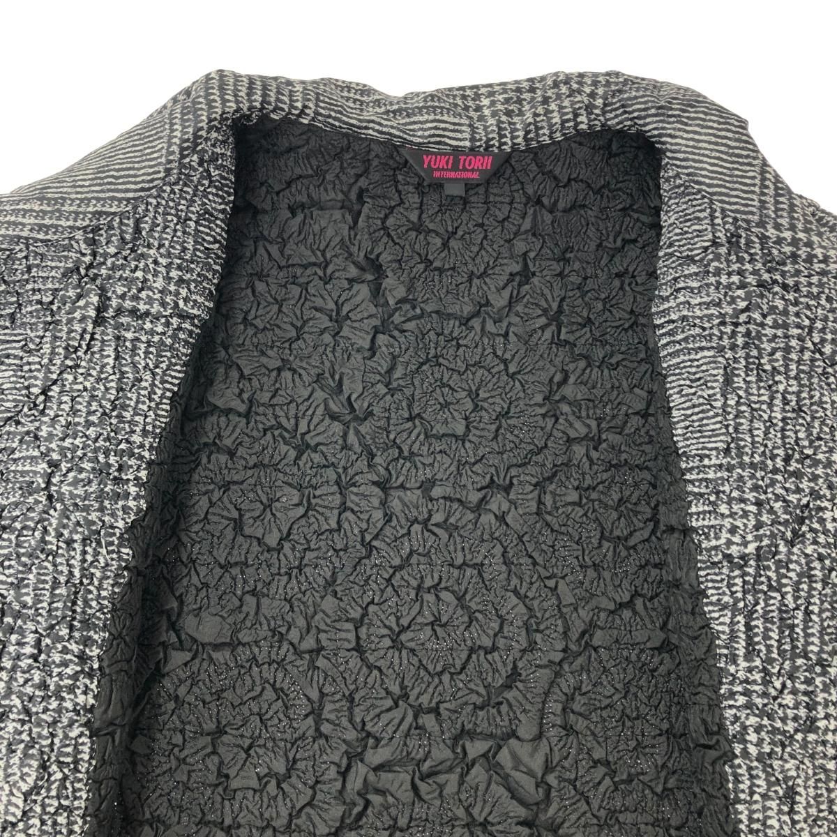 YUKI TORII ユキトリイ 中綿デザインコート サイズ:L プリーツ加工 総  
