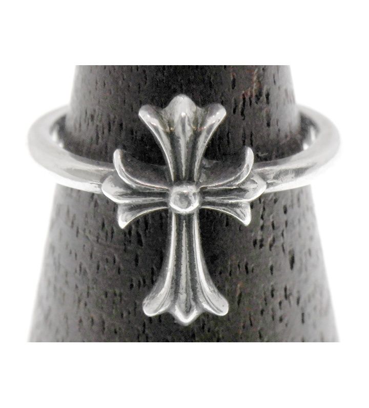 クロムハーツ CHROME HEARTS BUBBLGM CH CRS バブルガム CHクロス シルバー リング 45471