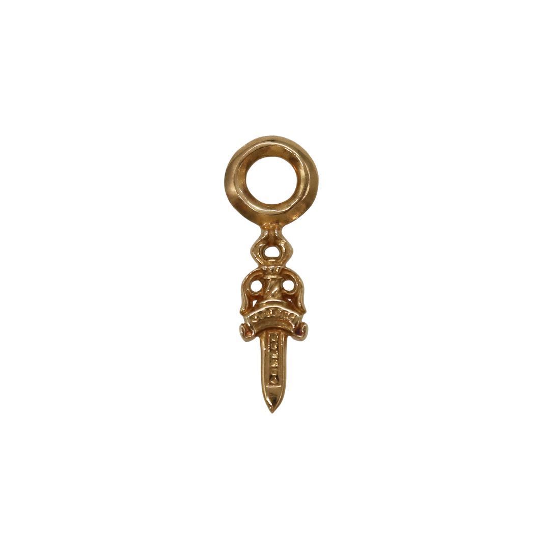 Chrome Hearts クロムハーツ 22K PG スタック ダガーチャーム ユニセックス LIP-1231