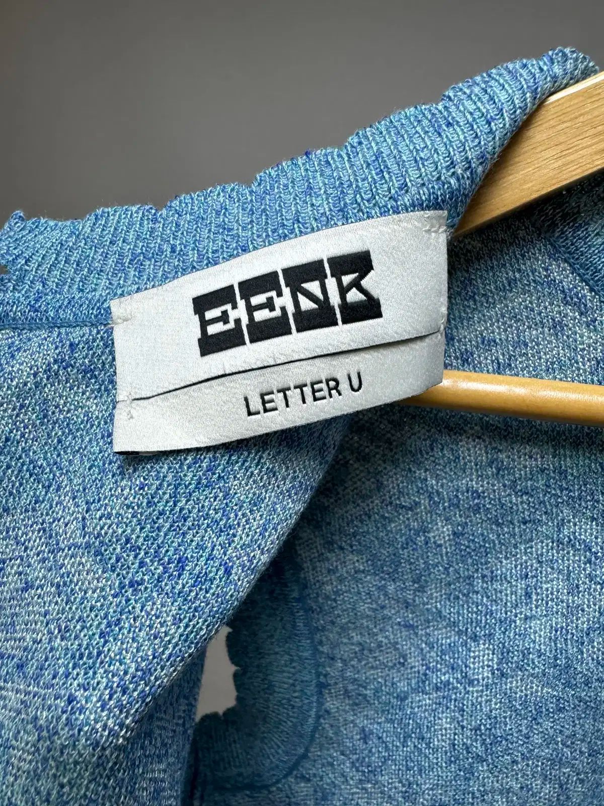  EENK Letter U フラワー ジャカードニット ベスト S ベスト ジレ ベスト ジレ ビスチェ