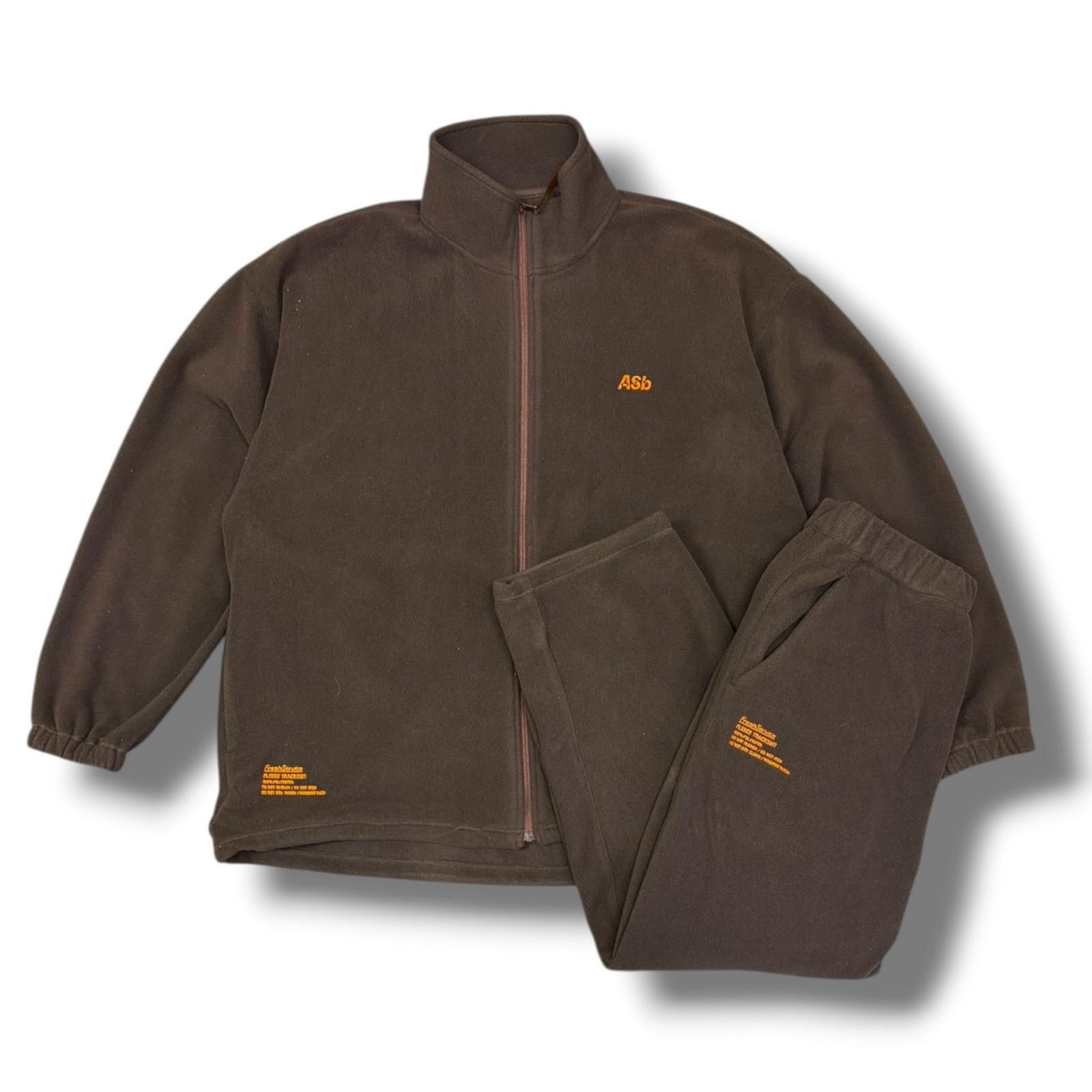 FreshService 24 AW AS FS FLEECE フリースジャケット セットアップ フレッシュサービス FSC 243 60199 ブラウン L 2425 M
